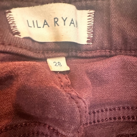 LILA RYAN Skinny Stretch Jeans Port Sz 28 - Picture 5 of 5